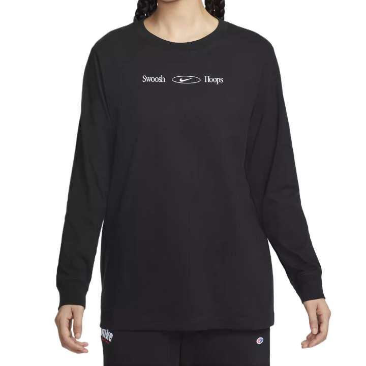 Nike Nike Drop Shoulder Sleeve T Shirt Women's Black