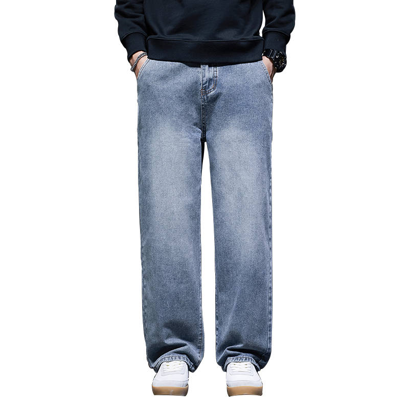 BALENO Jeans Men's Blue Moderate Straight Fit Pants