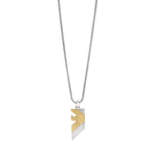 EMPORIO ARMANI Stainless Steel Necklaces Men's Gold/Silver