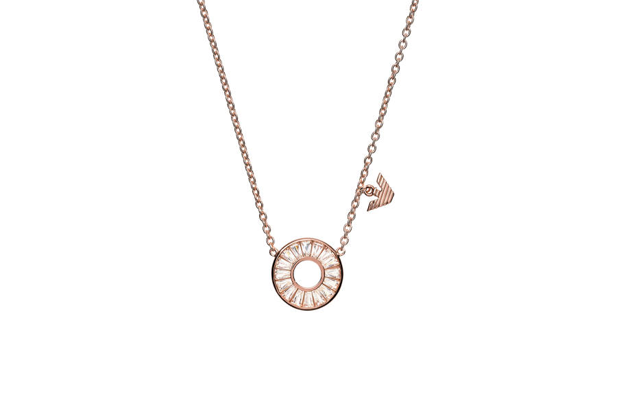 EMPORIO ARMANI 925 Sterling Silver Necklaces Women's