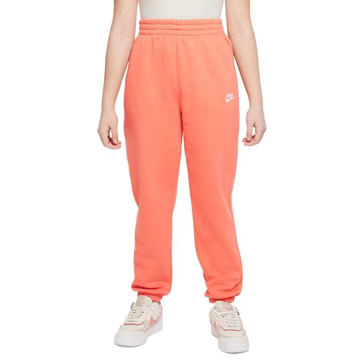 Nike Nike Sportswear Club Moderate Full Length Pants Autumn Spring Teenagers Orange