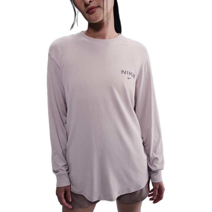 Nike Nike T Shirts Women's Pink Crew Neck Moderate