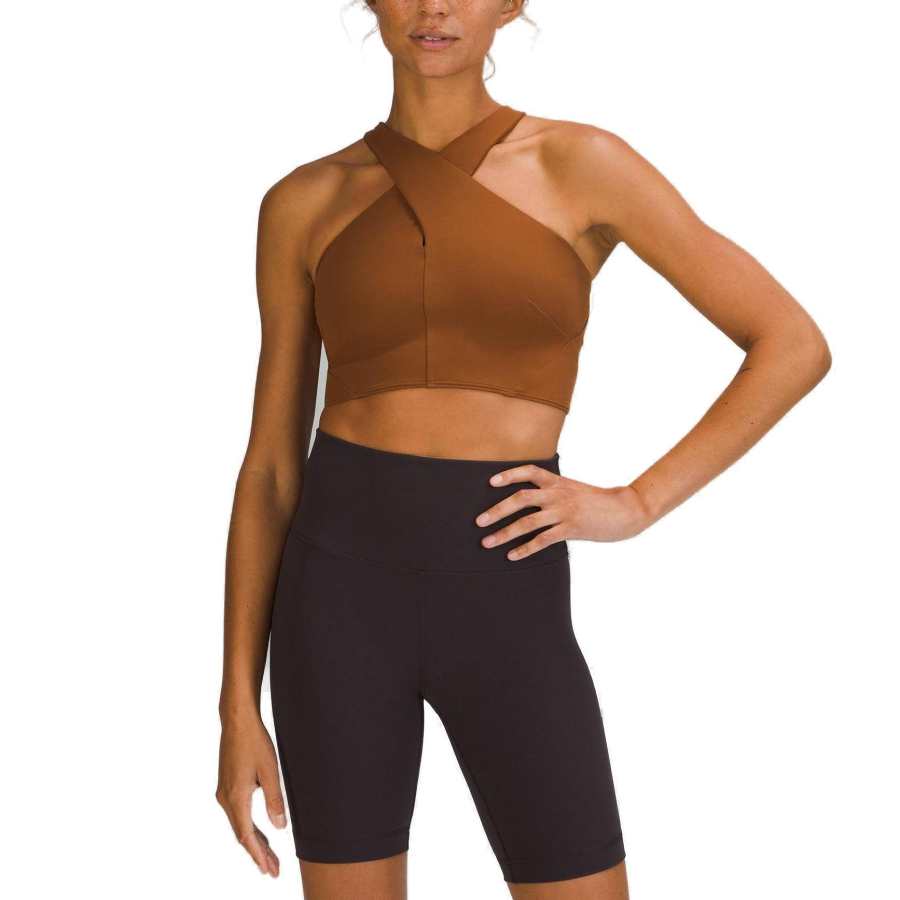 Lululemon Wrap Front Sports Underwear Women's Copper Brown