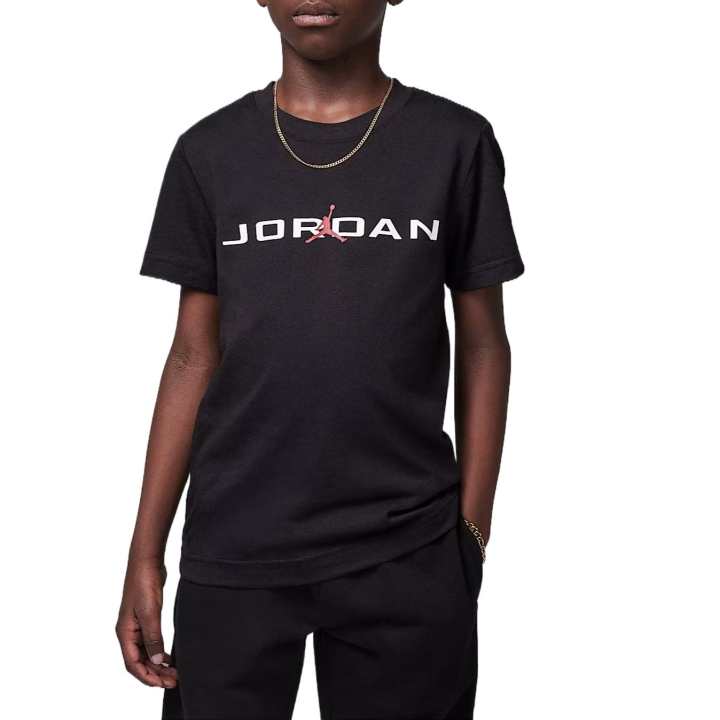 Jordan Jordan T Shirt SS25 Black Children Aged 3 7 Years Old
