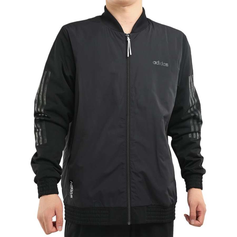Adidas Adidas Jackets Men's Black Stand Collar Moderate Other