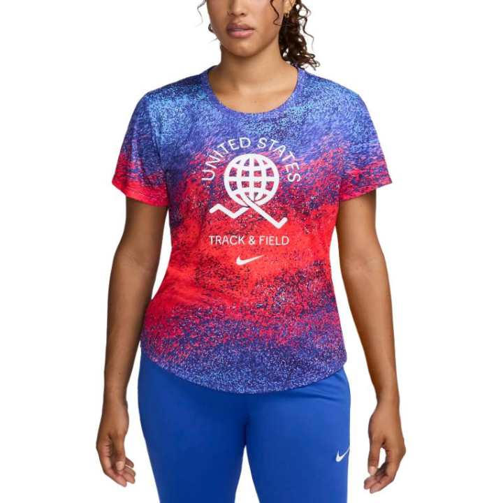 Nike Nike Usa One Women's Nike Dri-FIT Running Short-Sleeve Top