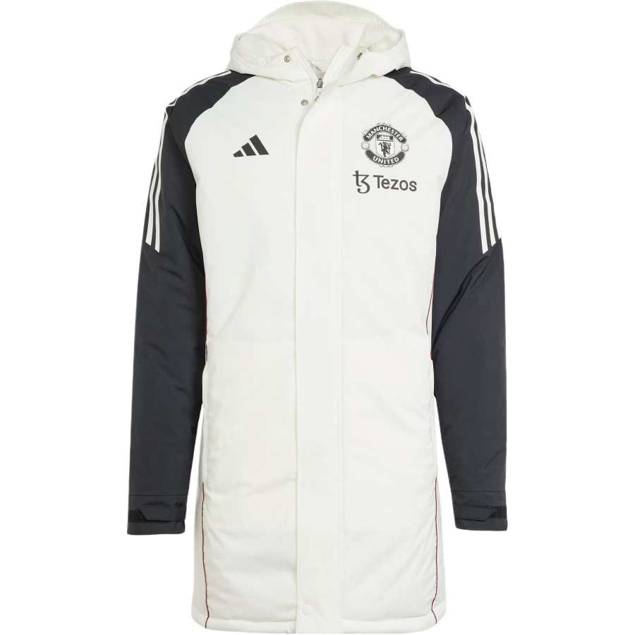 Adidas Adidas Manchester United Puffer Jacket Unisex White