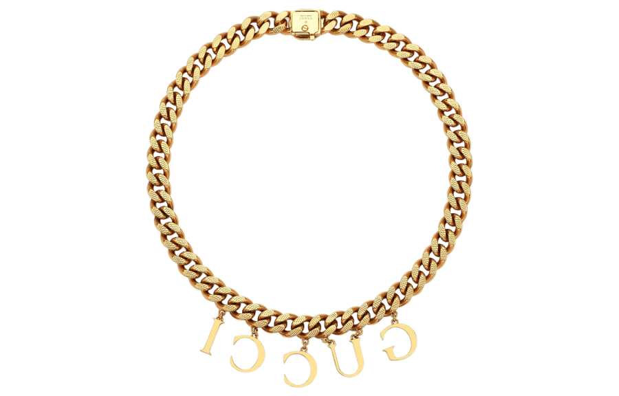 GUCCI GUCCI Script Necklace