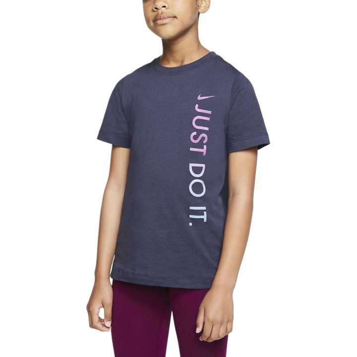 Nike Nike T Shirt Obsidian Color Kids'