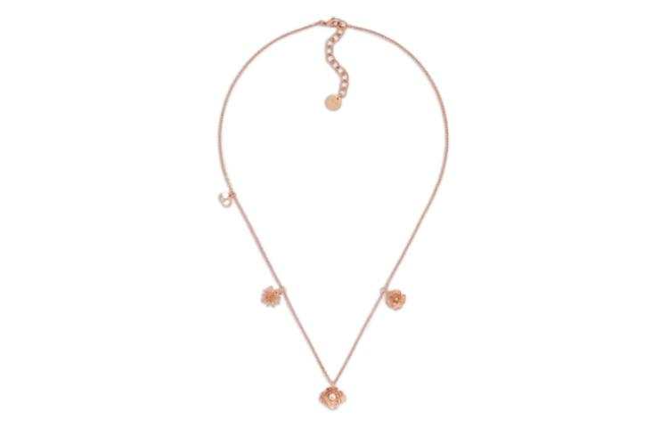 DIOR Metal Necklaces Women's Rose Gold