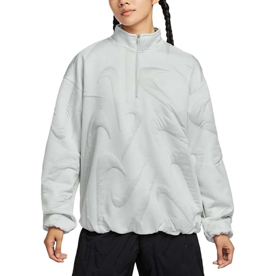 Nike Nike Sportswear Sweatshirt Women's Birch Heather/Light Silver Gray