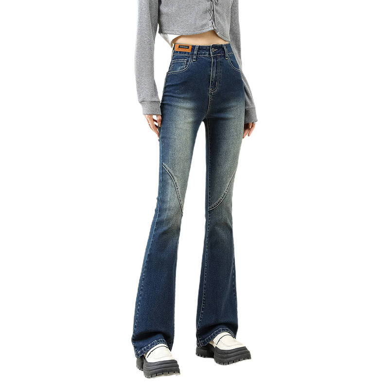 BALENO Jeans Women's Blue Moderate Flared Pants