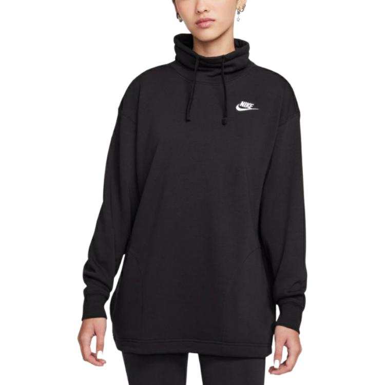 Nike Nike Sweatshirts Women's Black Hooded Moderate