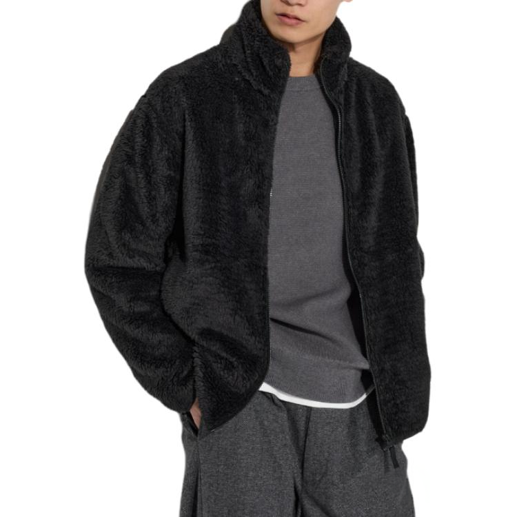 UNIQLO Velvet feel Coat Unisex Black