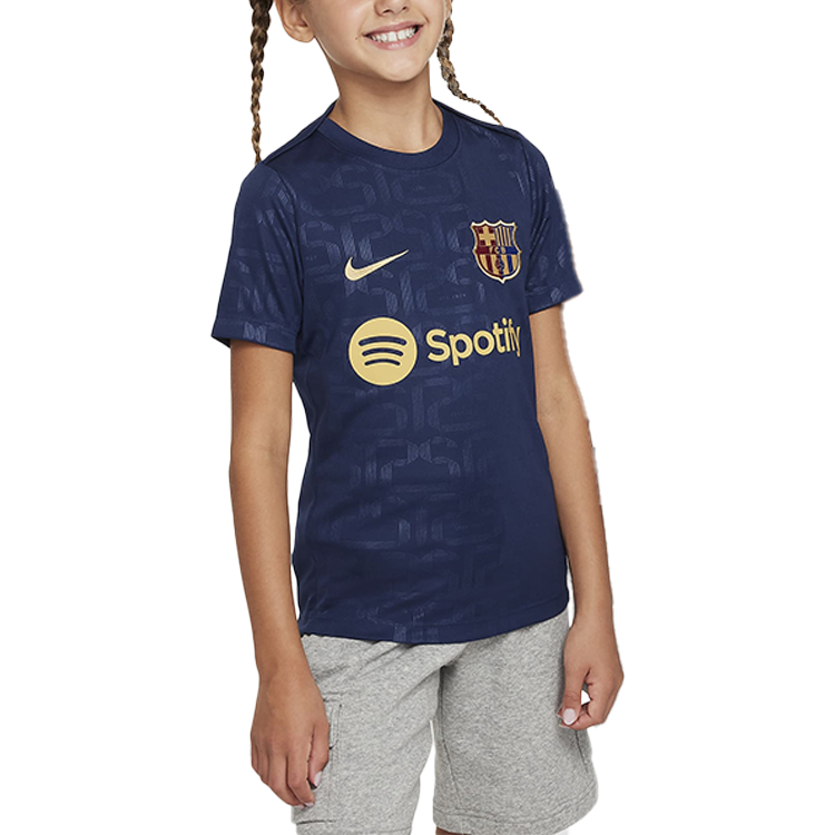 Nike Nike ProAcademy T Shirt Marine Blue Teenagers