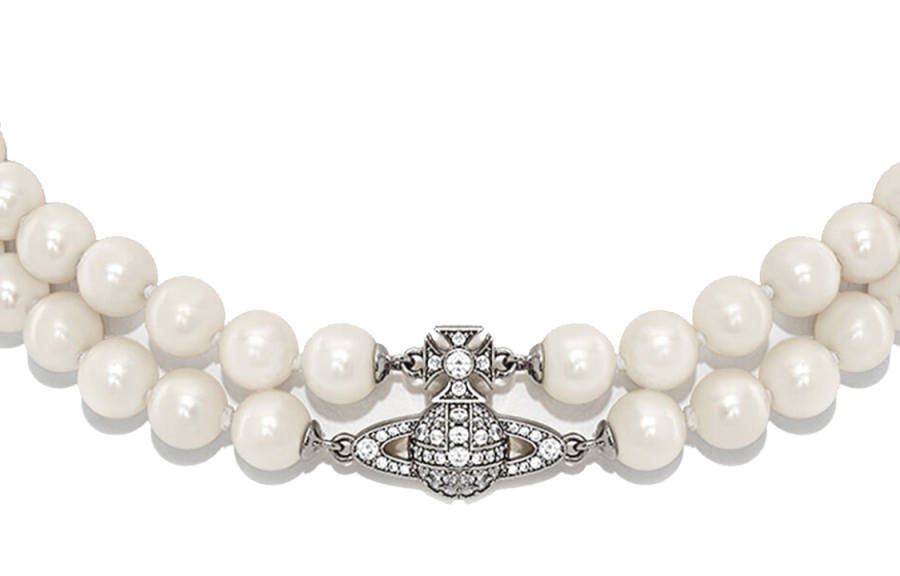 Vivienne Westwood Brass Cubic Zirconia Jewelry Women's