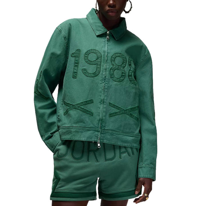 Nike Jordan X Nina Chanel Abney Jacket Green Stone