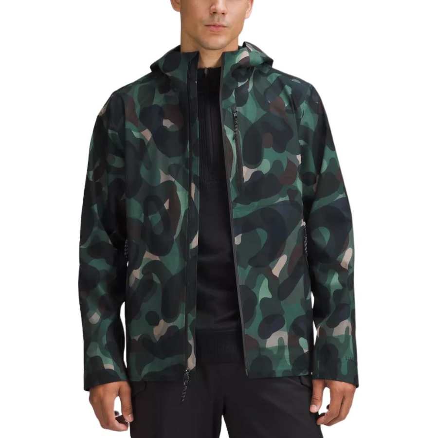 Lululemon Glyde City to Hike Waterproof Jacket Men's Wave Cyan
