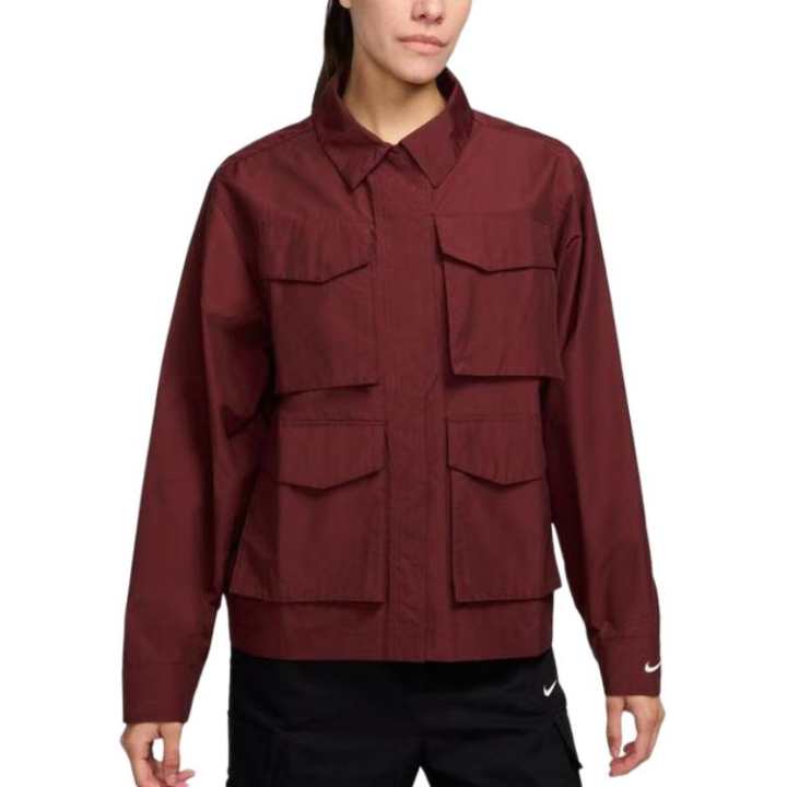Nike Nike Jackets Women's Red Lapel Moderate Other