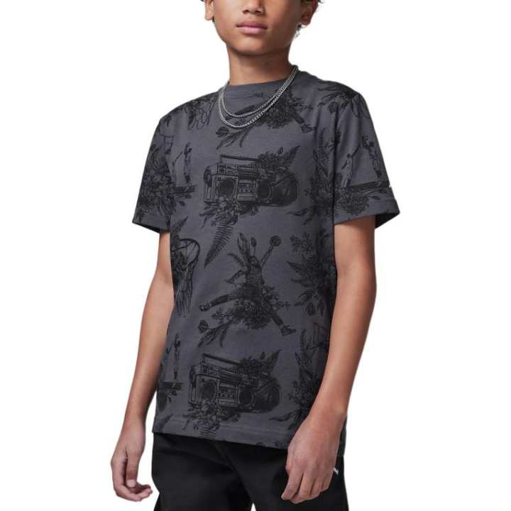 Jordan Jordan Dri FIT T Shirt Gray Teenagers