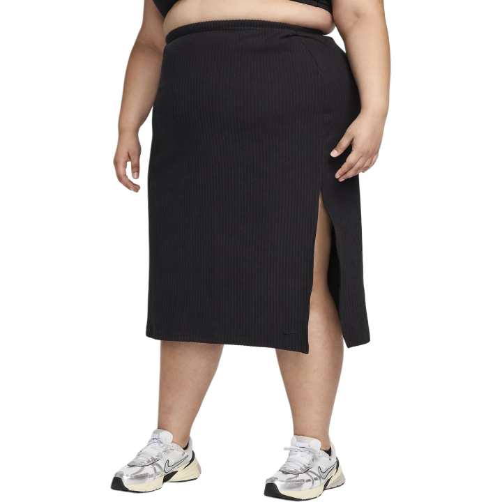 Nike Nike Sportswear Chill Rib Women's Slim Midi Skirt Plus Size