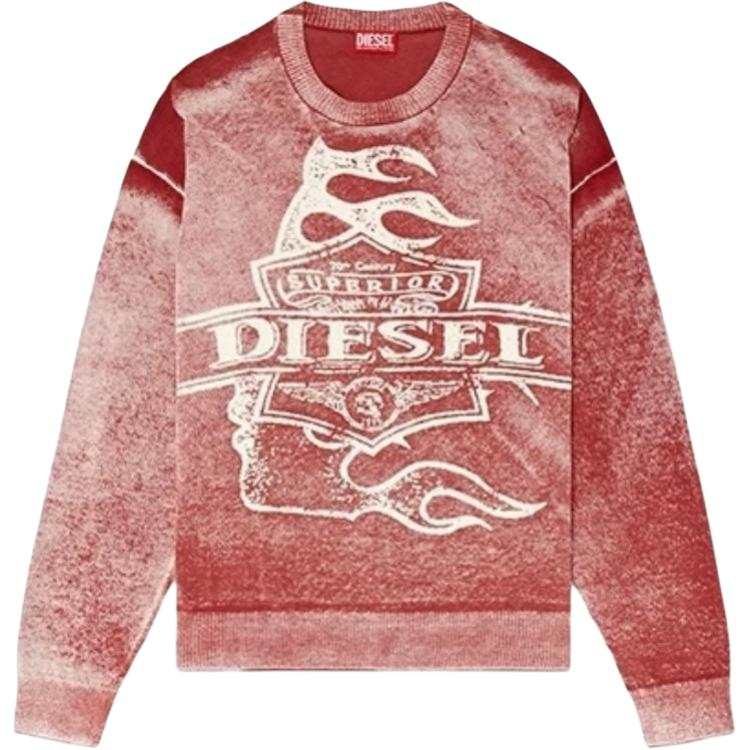 DIESEL DIESEL SS25 Sweatshirt Men's Red