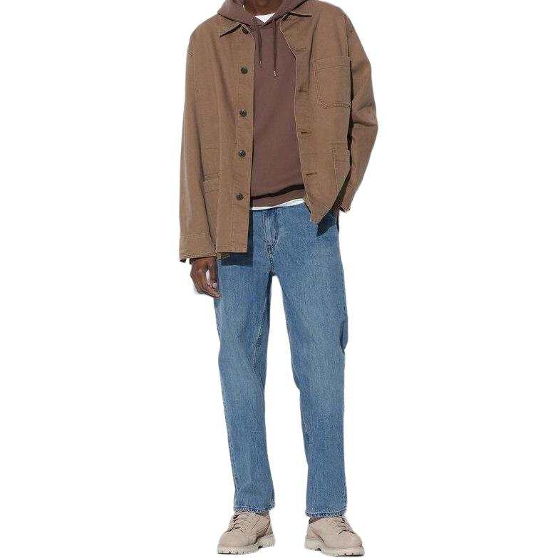 UNIQLO Jeans Men's Lake Blue Moderate Straight Fit Pants