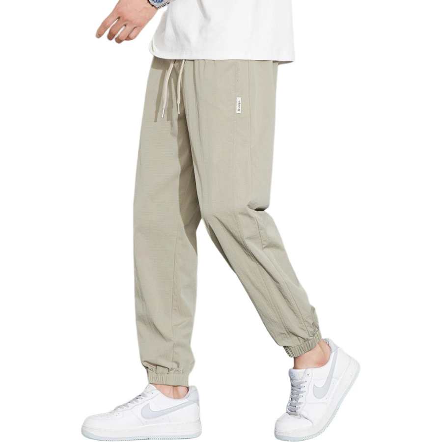 Tonlion Casual Pants Unisex Army Green