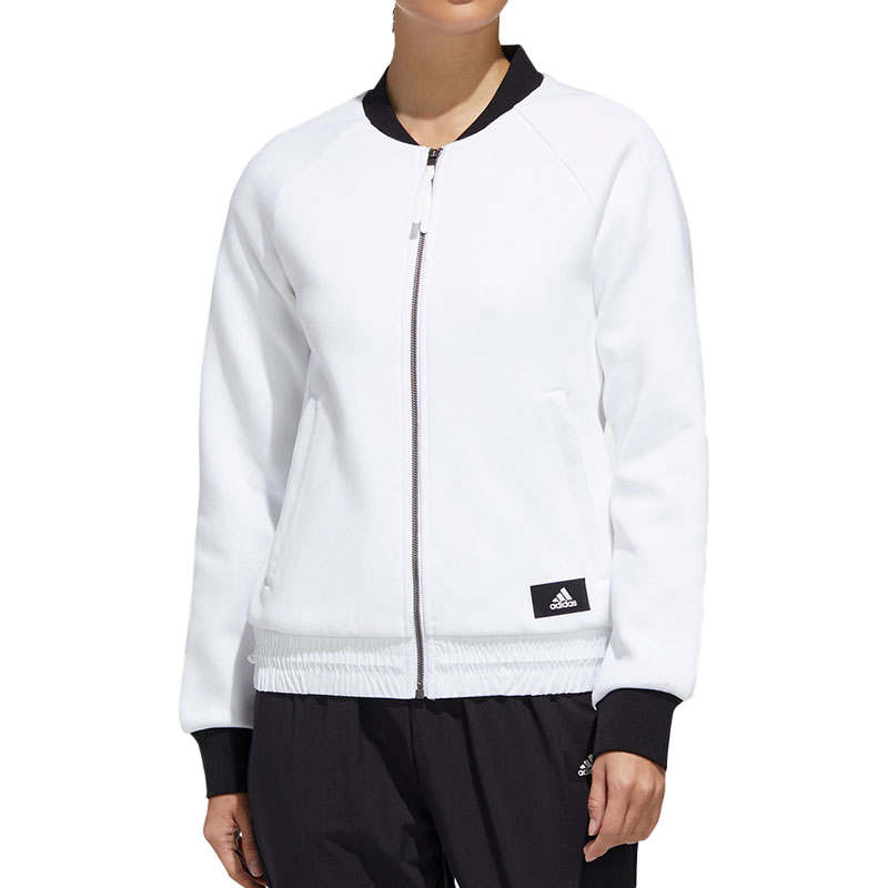 Adidas Adidas Jackets Women's White Stand Collar Moderate Other