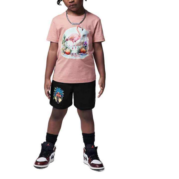 Jordan Jordan Casual Sportswear Flight Essentials Black Children Aged 3 7 Years Old