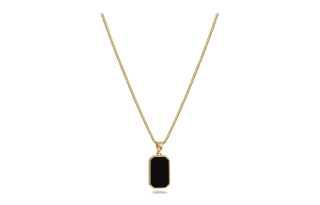 AGOVSKI S925 Silver Geometric Necklace Women's