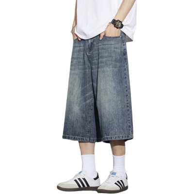 YASHENQISHI Denim Shorts Men's Thin