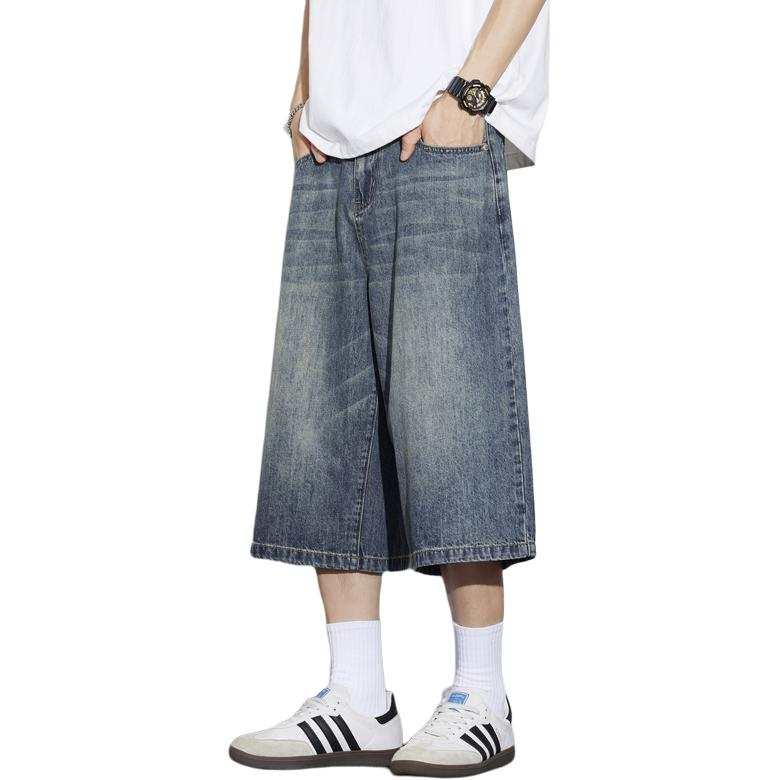 YASHENQISHI Denim Shorts Men's Thin