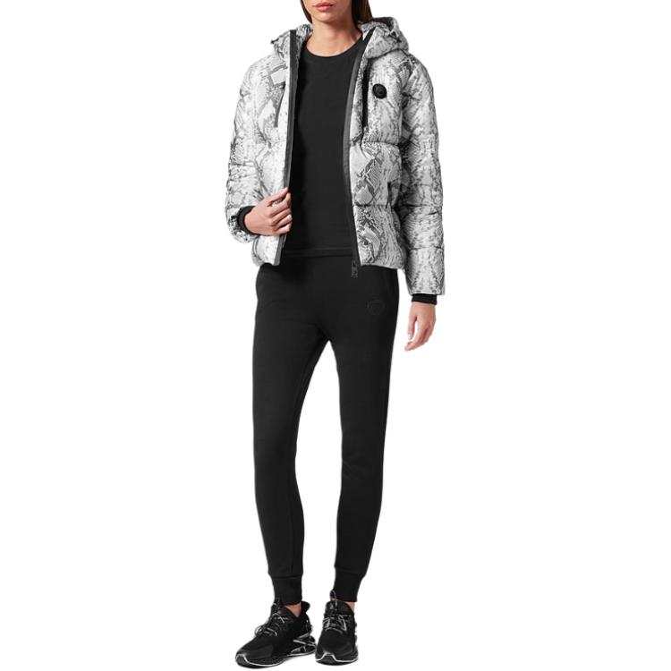 PHILIPP PLEIN FW24 Puffer Jacket Women's Gray