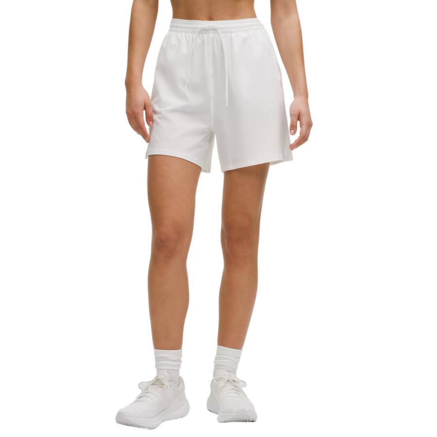 Lululemon Pace Rival Sports Shorts 5' Women's White