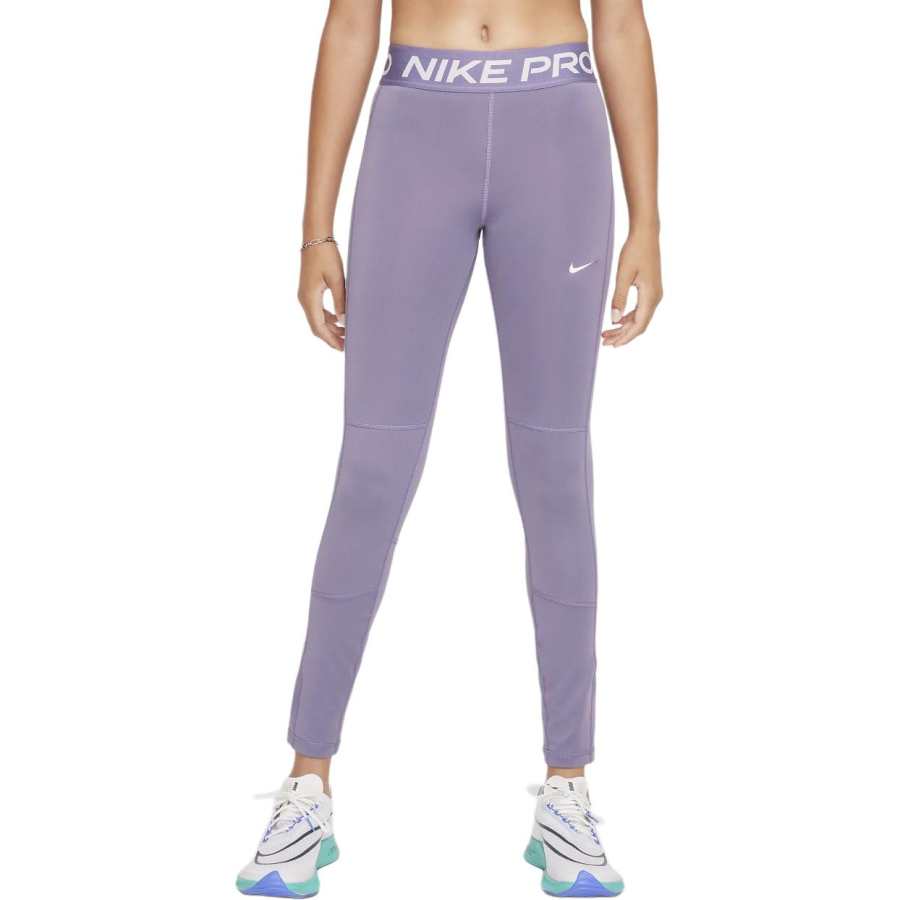Nike Nike Dri FitPro Leggings Teenagers Purple