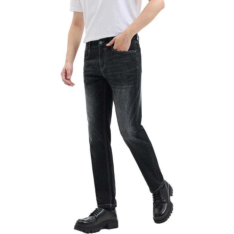 SEPTWOLVES SEPTWOLVES Jeans Unisex Washed Black Thin