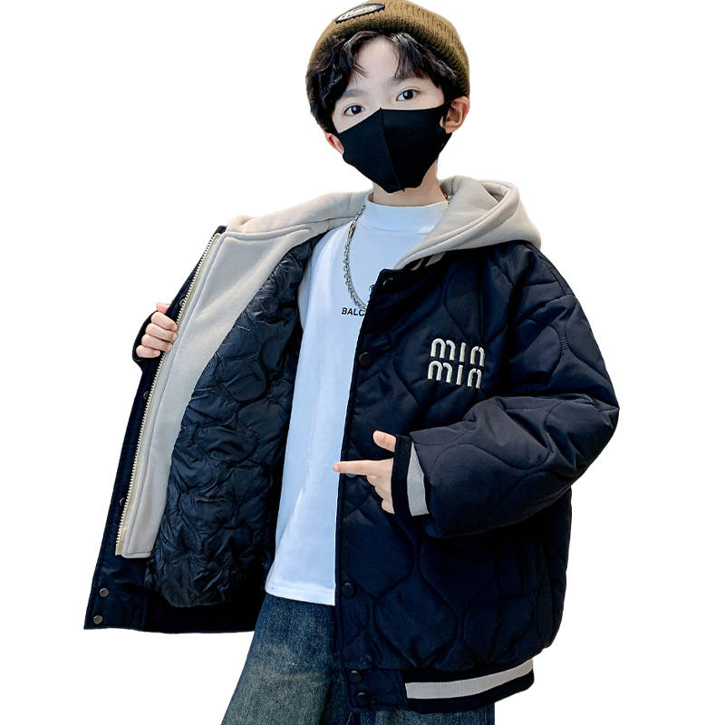 Lanza Lanza Grade School Padded Jackets Hooded Thickened