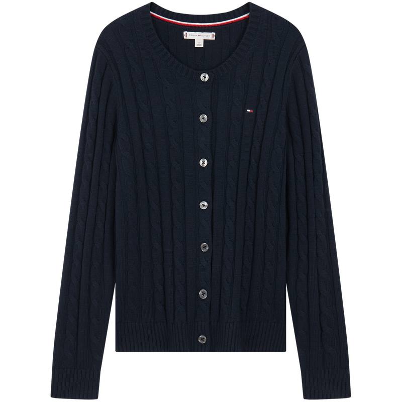 Tommy Hilfiger Sweaters Women's Crew Neck Moderate Cardigan