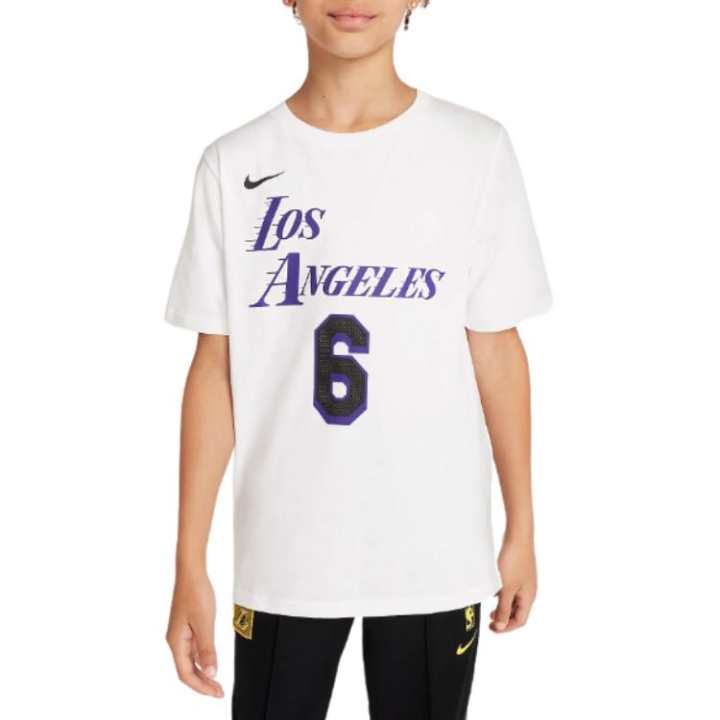 Nike Nike x NBA Los Angeles Lakers T Shirt White Teenagers