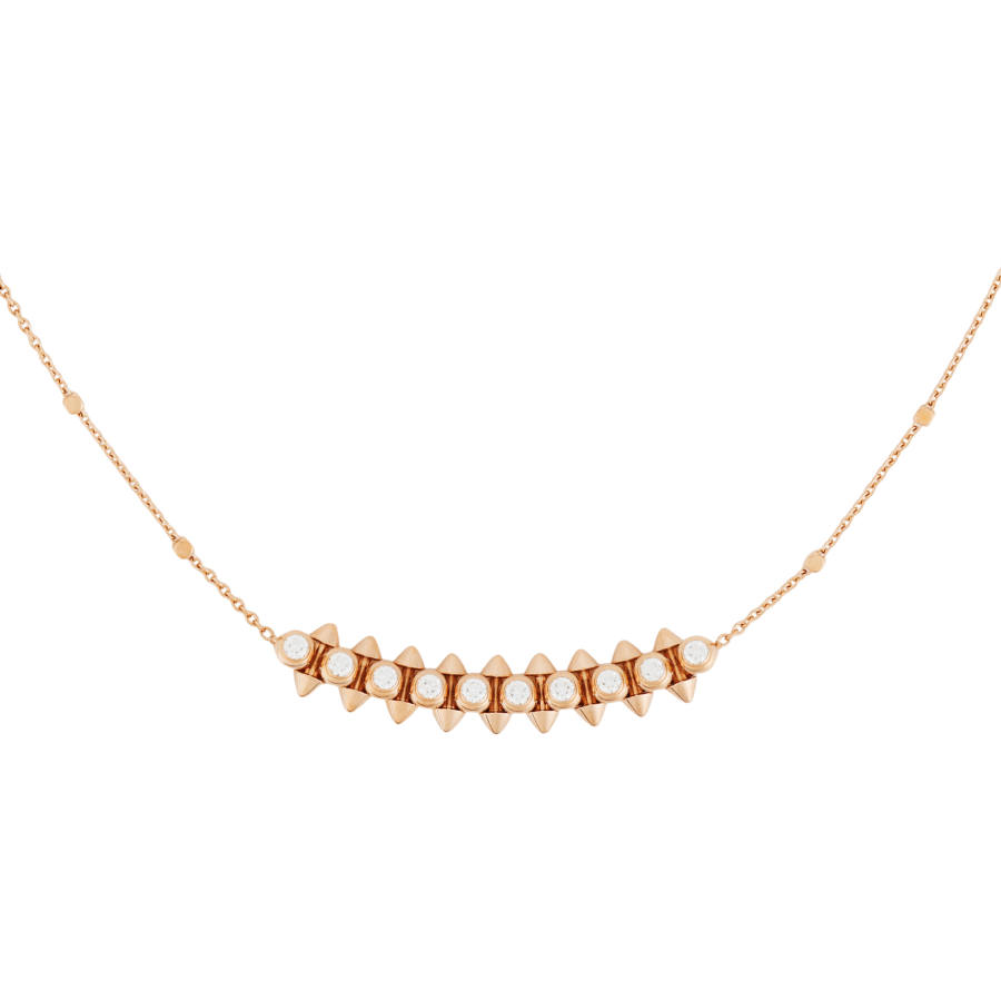 CARTIER CLASH DE CARTIER 18K Rose Gold Necklaces Unisex Rose Gold