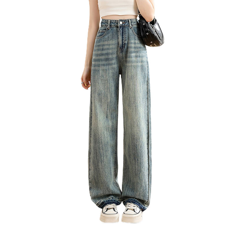 BALENO Jeans Women's Blue Moderate Wide Leg Pants