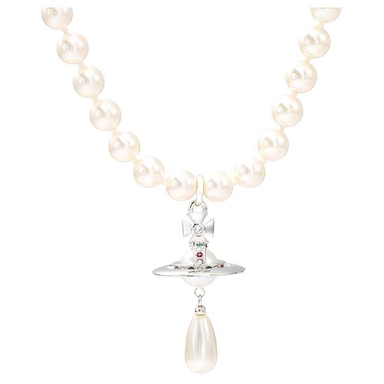 Vivienne Westwood Brass Necklaces Women's Silver
