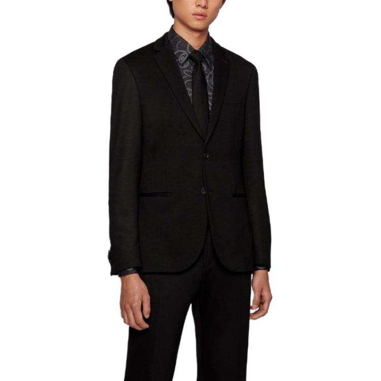 HUGO BOSS Business Suit Coat Men's Black