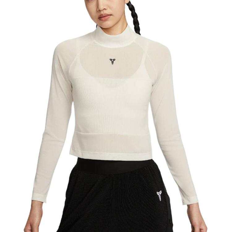 Nike Nike Women's Kobe Bryant L/S Cropped Top Sail/Black