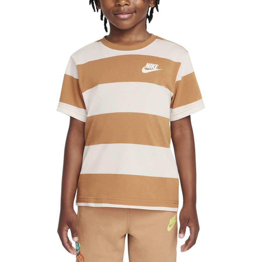 Nike Nike T Shirt Rugby Stripe Linen Children Aged 3 7 Years Old