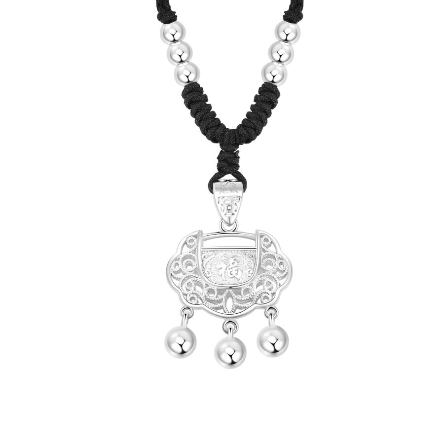 ZSY 999 Fine Silver Material Sterling Silver Necklace Women's