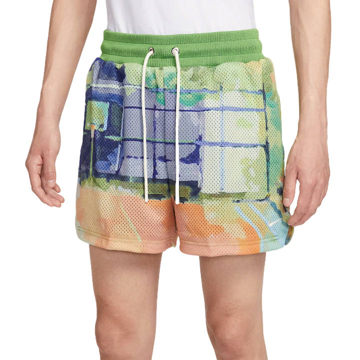 Nike Nike Dri Fit SS25 Sports Shorts Men's Peacock Green/Light Ivory White