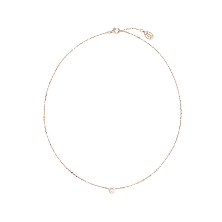 CARTIER D'Amour Collection Necklaces Women's Rose Gold