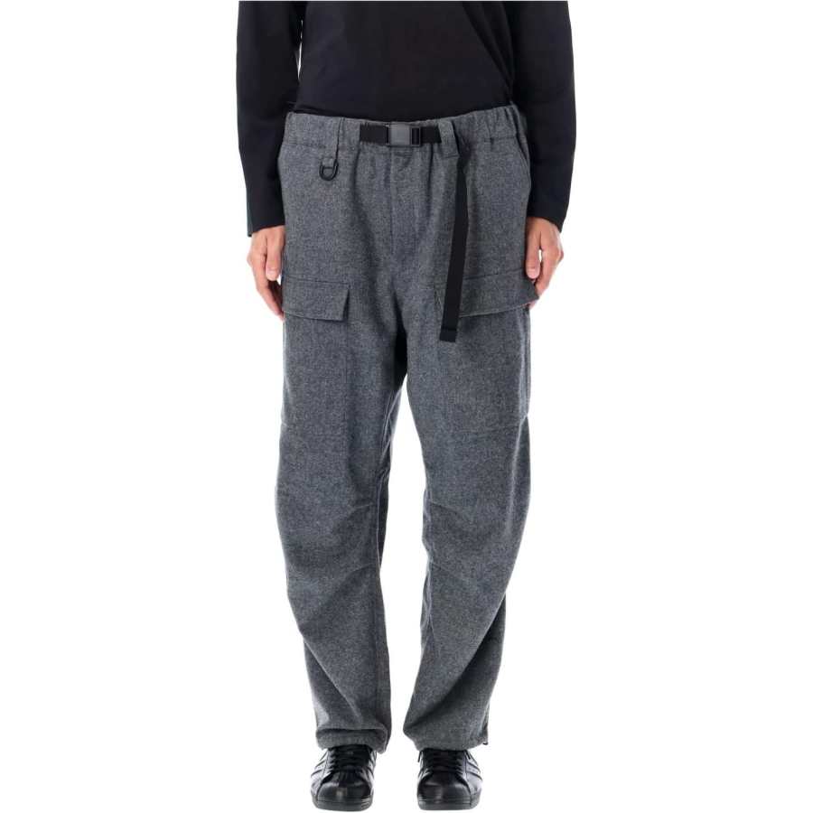 Y-3 Y-3 flannel cargo trousers